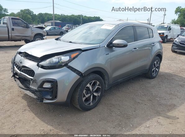 KNDPMCAC2M7919444 2021 KIA SPORTAGE Серый Передняя левая четверть