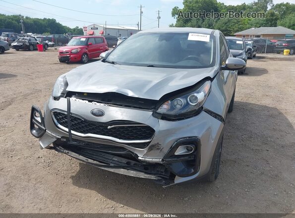 KNDPMCAC2M7919444 2021 KIA SPORTAGE Серый Вид спереди