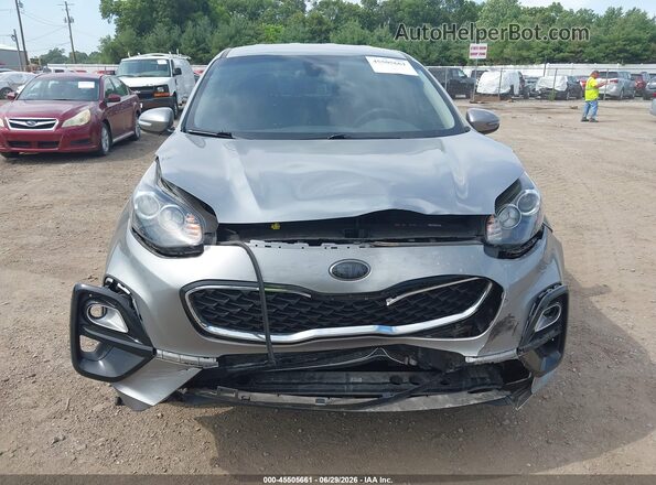 KNDPMCAC2M7919444 2021 KIA SPORTAGE Серый Вид задней части салона