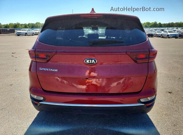 KNDPMCAC2N7979323 2022 KIA SPORTAGE Red Widok z tyłu