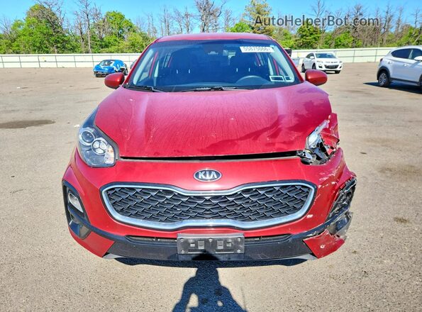 KNDPMCAC2N7979323 2022 KIA SPORTAGE Red Widok z przodu