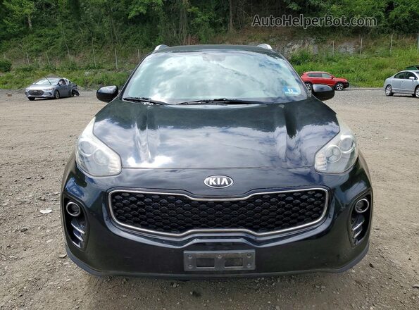 KNDPMCAC3H7103218 2017 KIA SPORTAGE Black Widok z przodu