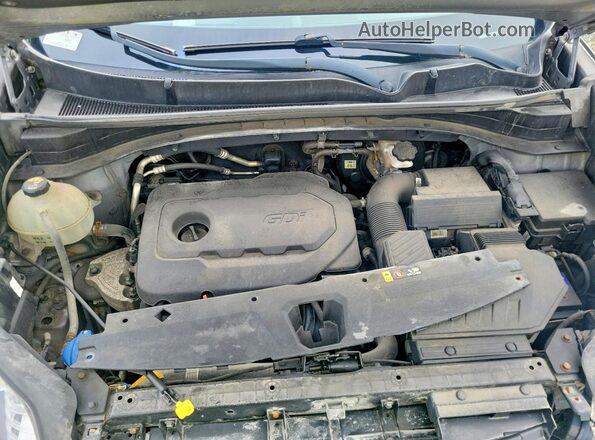 KNDPMCAC3J7417036 2018 KIA SPORTAGE Silver ძრავის განყოფილების ხედი