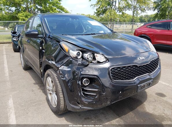 KNDPMCAC3K7495298 2019 KIA SPORTAGE Черный Вид спереди
