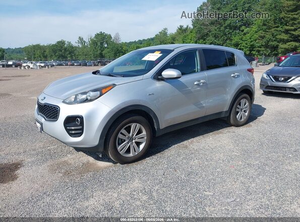 KNDPMCAC3K7573630 2019 KIA SPORTAGE Gray წინა მარცხენა ხედი სამი მეოთხედიდან