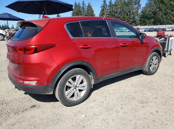KNDPMCAC3K7574762 2019 KIA SPORTAGE Burgundy Rear right