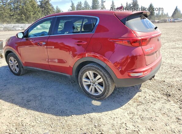 KNDPMCAC3K7574762 2019 KIA SPORTAGE Burgundy Rear left