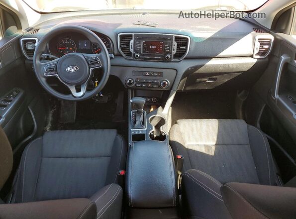 KNDPMCAC3K7574762 2019 KIA SPORTAGE Burgundy Dashboard view
