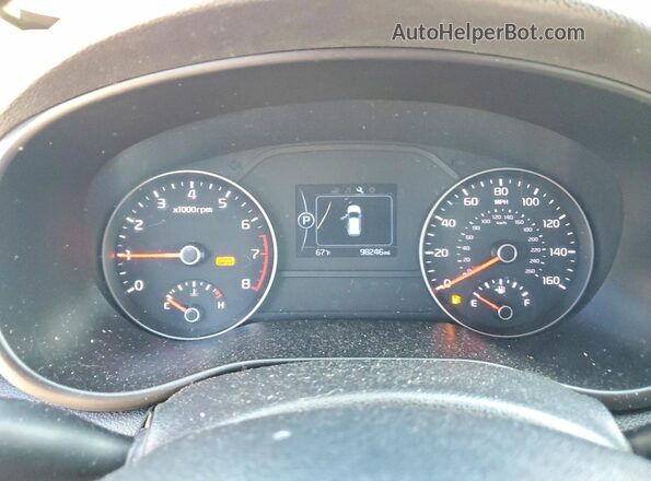 KNDPMCAC3K7574762 2019 KIA SPORTAGE Burgundy Instrument cluster view