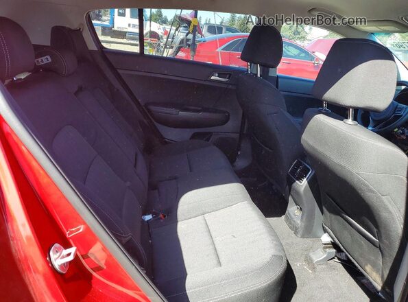 KNDPMCAC3K7574762 2019 KIA SPORTAGE Burgundy Rear seats view