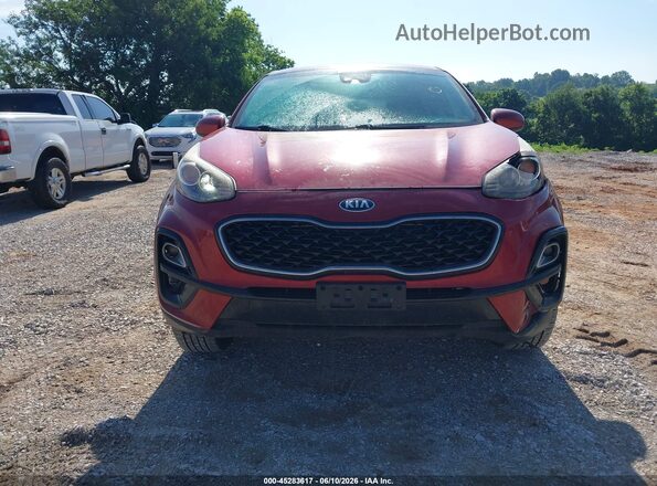 KNDPMCAC3L7814975 2020 KIA SPORTAGE Red Vista del cuadro de instrumentos