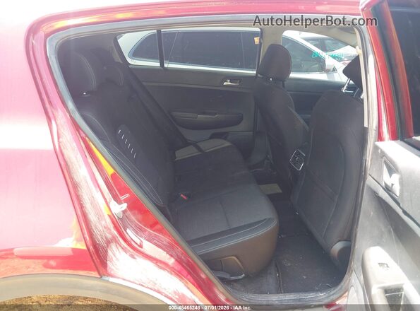 KNDPMCAC3N7001834 2022 KIA SPORTAGE Red Widok naklejki z numerem VIN