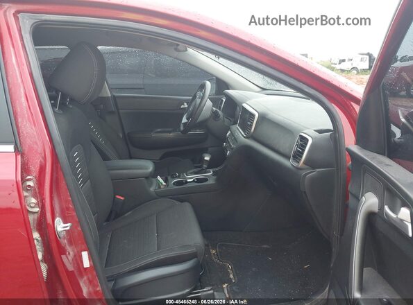 KNDPMCAC3N7001834 2022 KIA SPORTAGE Red Widok wnętrza z przodu
