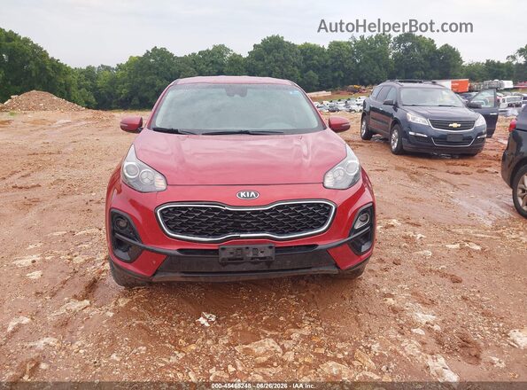 KNDPMCAC3N7001834 2022 KIA SPORTAGE Red Widok zestawu wskaźników