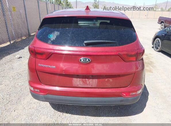 KNDPMCAC4H7079124 2017 KIA SPORTAGE Red 