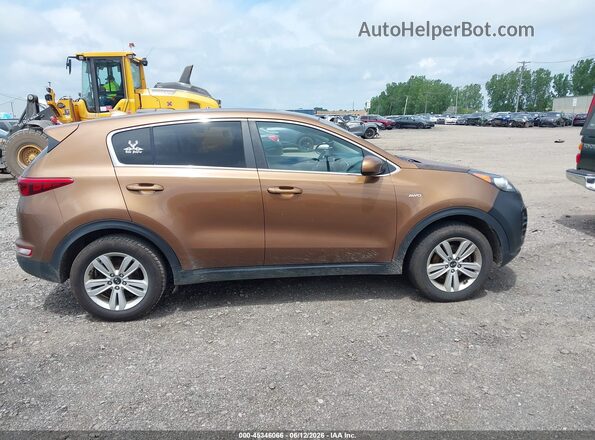 KNDPMCAC4H7230284 2017 KIA SPORTAGE Brown 