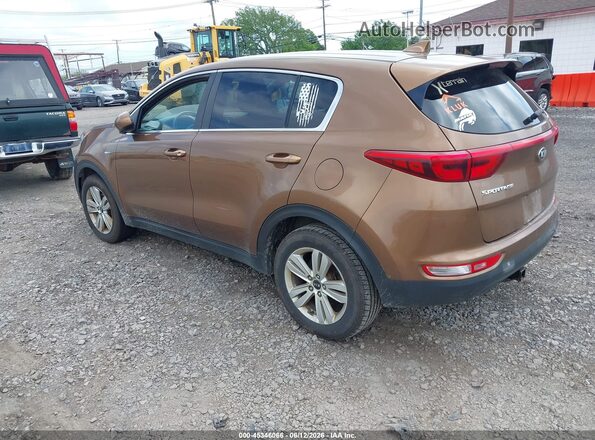 KNDPMCAC4H7230284 2017 KIA SPORTAGE Brown 