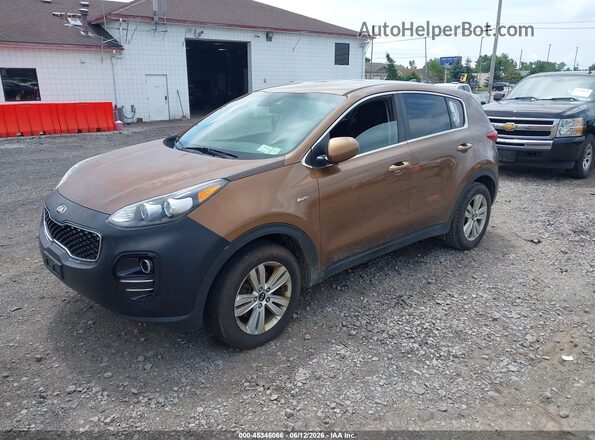 KNDPMCAC4H7230284 2017 KIA SPORTAGE Brown 