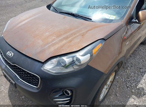 KNDPMCAC4H7230284 2017 KIA SPORTAGE Brown 