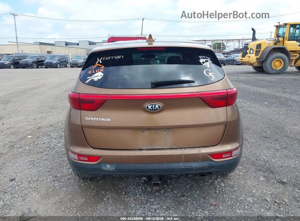 KNDPMCAC4H7230284 2017 KIA SPORTAGE Brown 