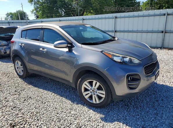 KNDPMCAC4J7303479 2018 KIA SPORTAGE Silver Delantero derecho