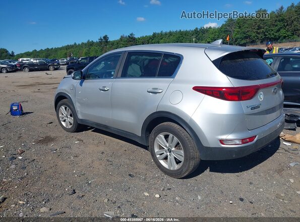 KNDPMCAC4J7371958 2018 KIA SPORTAGE Silver Trasero izquierdo