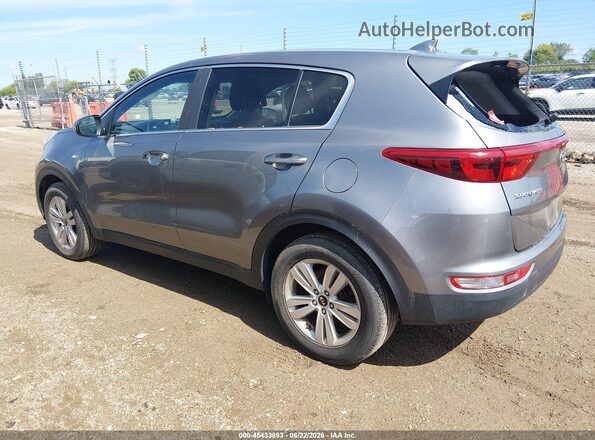 KNDPMCAC4J7378182 2018 KIA SPORTAGE Gray Задня ліва чверть