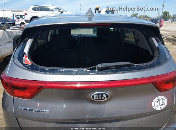 KNDPMCAC4J7378182 2018 KIA SPORTAGE Gray Вид спереду