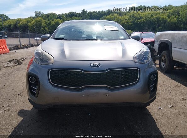 KNDPMCAC4J7378182 2018 KIA SPORTAGE Gray Вид щитка приладів