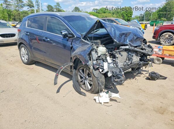 KNDPMCAC4J7405350 2018 KIA SPORTAGE Blue Передня права чверть