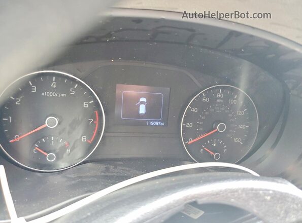 KNDPMCAC4J7405350 2018 KIA SPORTAGE Blue Вид щитка приладів