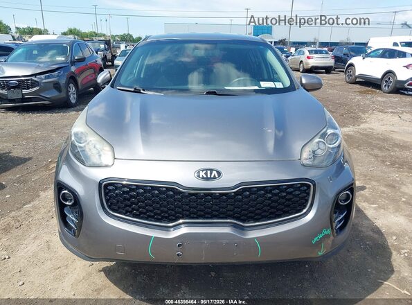 KNDPMCAC4J7447744 2018 KIA SPORTAGE Gray Вид щитка приладів