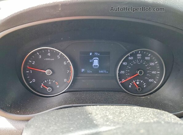KNDPMCAC4L7731152 2020 KIA SPORTAGE White Вид щитка приладів