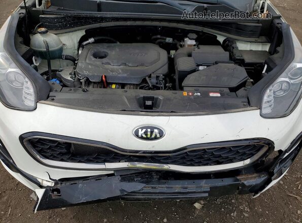 KNDPMCAC4L7731152 2020 KIA SPORTAGE White Вид підкапотного простору