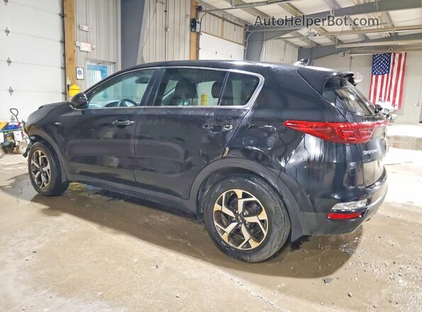 KNDPMCAC4M7914732 2021 KIA SPORTAGE Black Հետևի ձախ