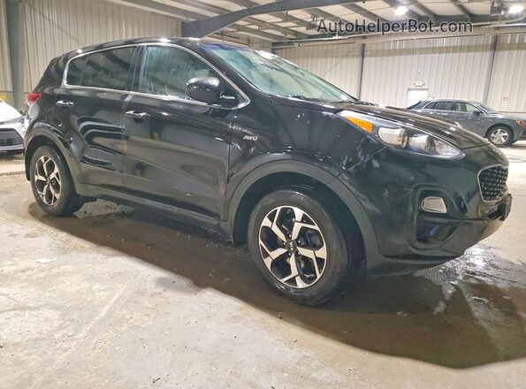 KNDPMCAC4M7914732 2021 KIA SPORTAGE Black Առջևի աջ