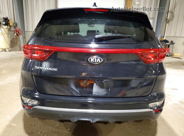 KNDPMCAC4M7914732 2021 KIA SPORTAGE Black Հետևի տեսք