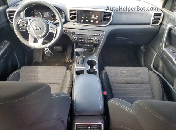 KNDPMCAC4N7027343 2022 KIA SPORTAGE Black Առջևի վահանակի տեսք