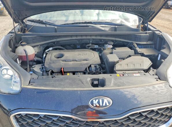 KNDPMCAC4N7027343 2022 KIA SPORTAGE Black Շարժիչի բաժամունքի տեսք
