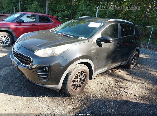 KNDPMCAC5H7042826 2017 KIA SPORTAGE Black Przód lewy