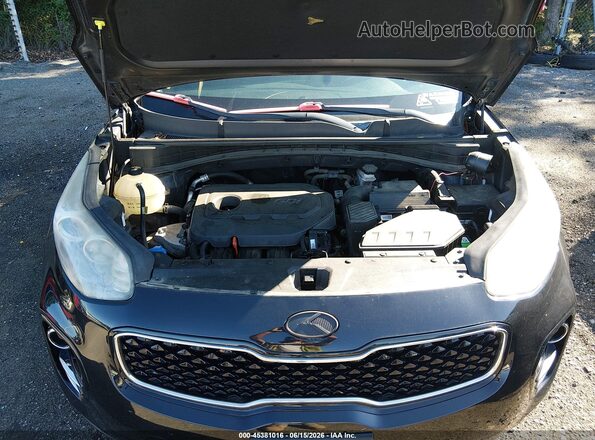 KNDPMCAC5H7042826 2017 KIA SPORTAGE Black Widok z tyłu