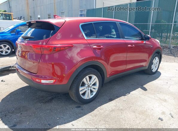 KNDPMCAC5H7067404 2017 KIA SPORTAGE Красный Задняя правая четверть