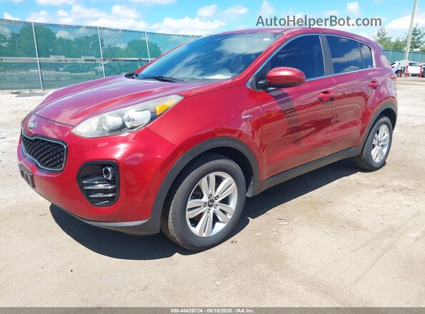 KNDPMCAC5H7067404 2017 KIA SPORTAGE Красный Передняя левая четверть