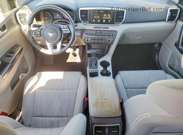 KNDPMCAC5L7771031 2020 KIA SPORTAGE Silver Dashboard view