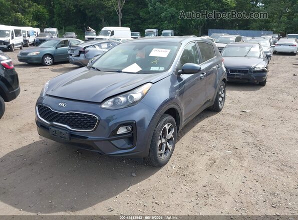 KNDPMCAC5L7831681 2020 KIA SPORTAGE Синий Передняя левая четверть