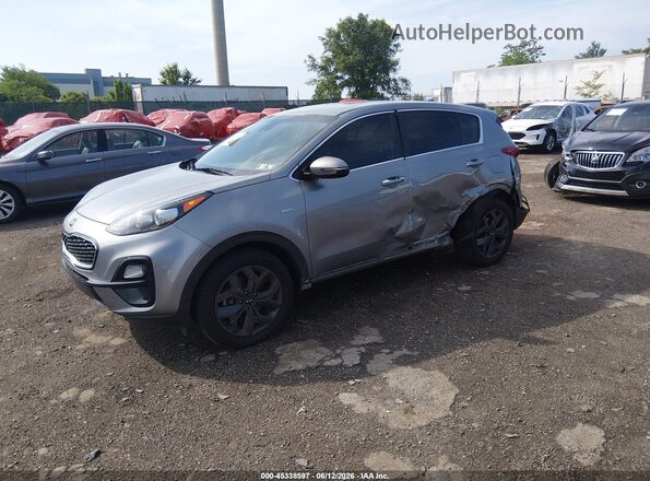 KNDPMCAC5N7023849 2022 KIA SPORTAGE Silver წინა მარცხენა ხედი სამი მეოთხედიდან