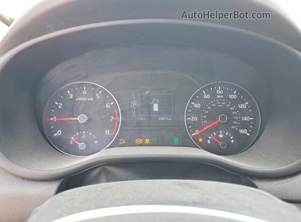 KNDPMCAC6H7163767 2017 KIA SPORTAGE Silver Սարքավորումների վահանակի տեսք