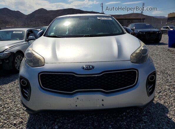 KNDPMCAC6H7163767 2017 KIA SPORTAGE Silver Դիմացի տեսք