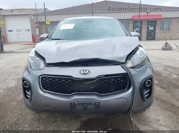 KNDPMCAC6J7331462 2018 KIA SPORTAGE Gray Widok zestawu wskaźników