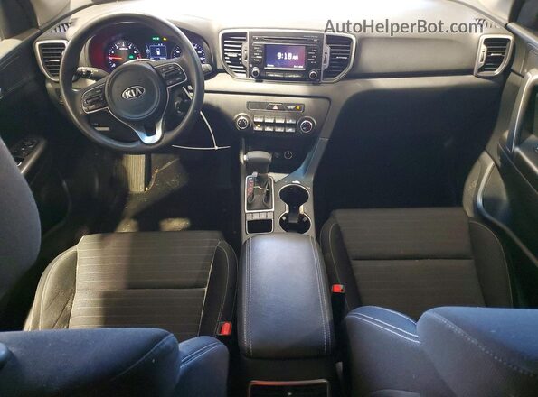 KNDPMCAC6J7401820 2018 KIA SPORTAGE Blue წინა პანელის ხედი